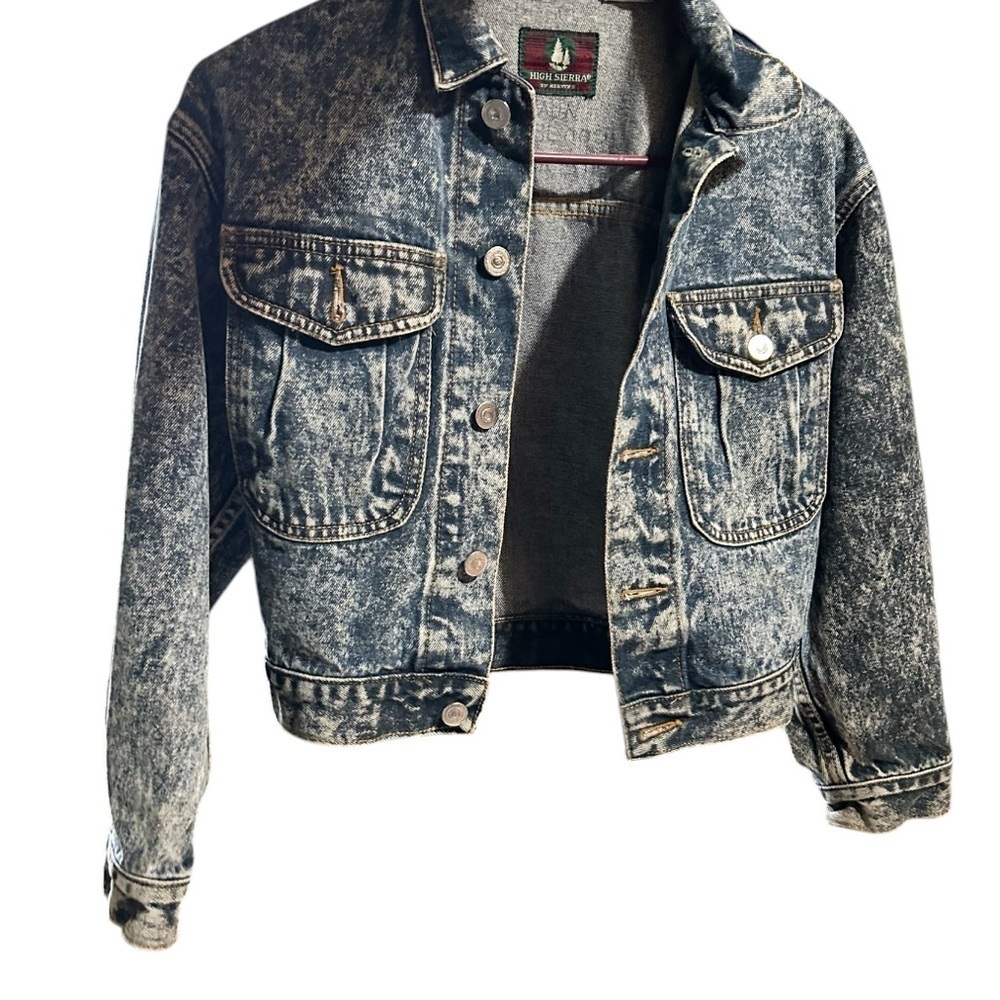 High Sierra Classic vintage Blue Denim Jacket medium - Picture 4 of 8